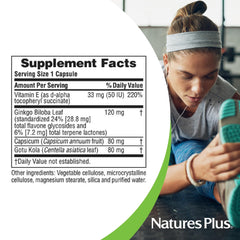 Vegan capsules for Gingko-Combo