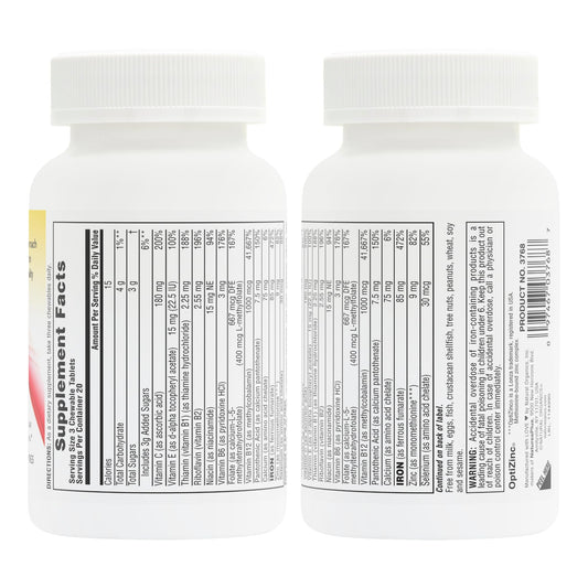 Close-up of Hema-Plex Iron label showing 85 mg elemental iron per serving