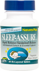 Natures Plus Melatonin 3 mg bi-layered tablets in bottle