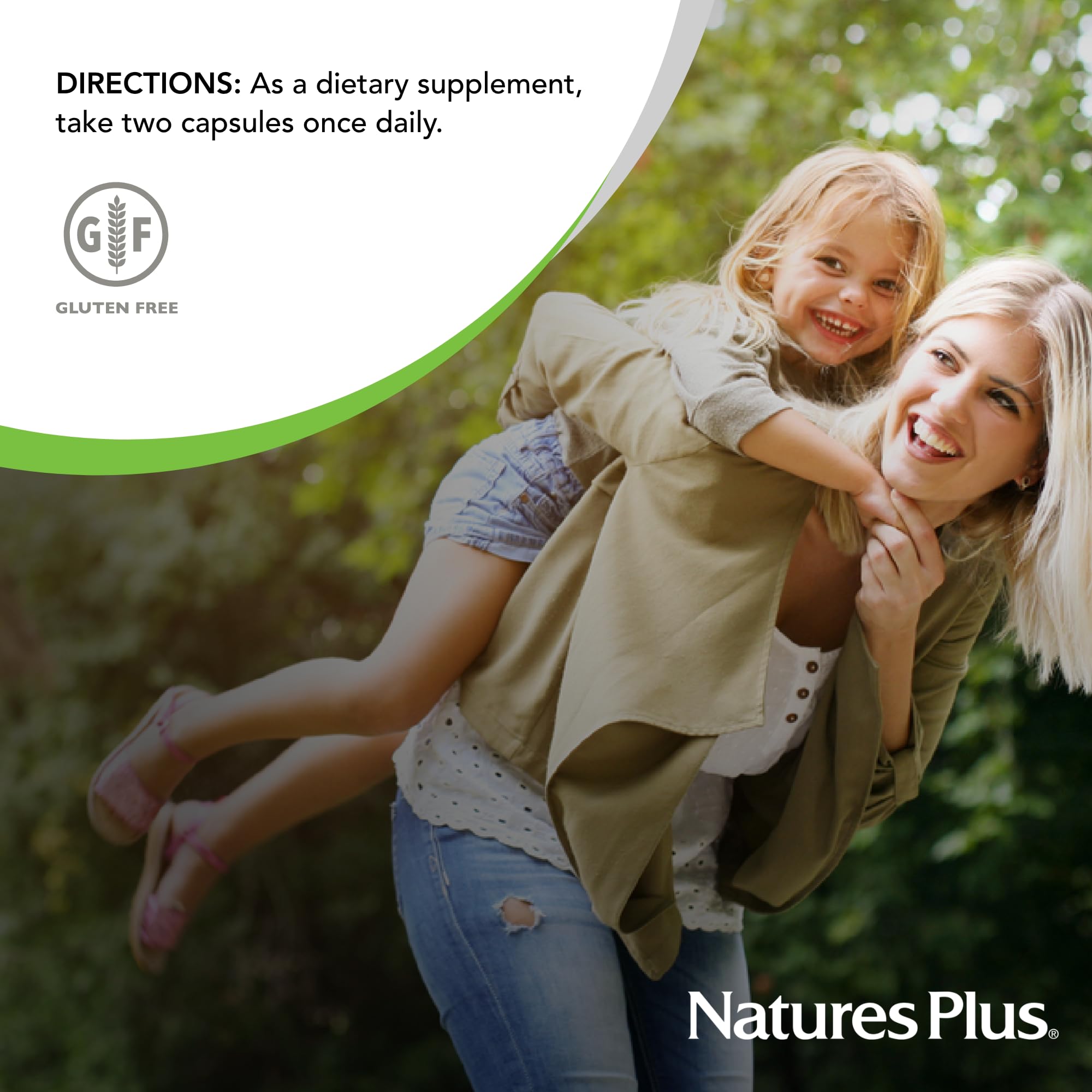 Gluten-free packaging for Natures Plus Procreation Women