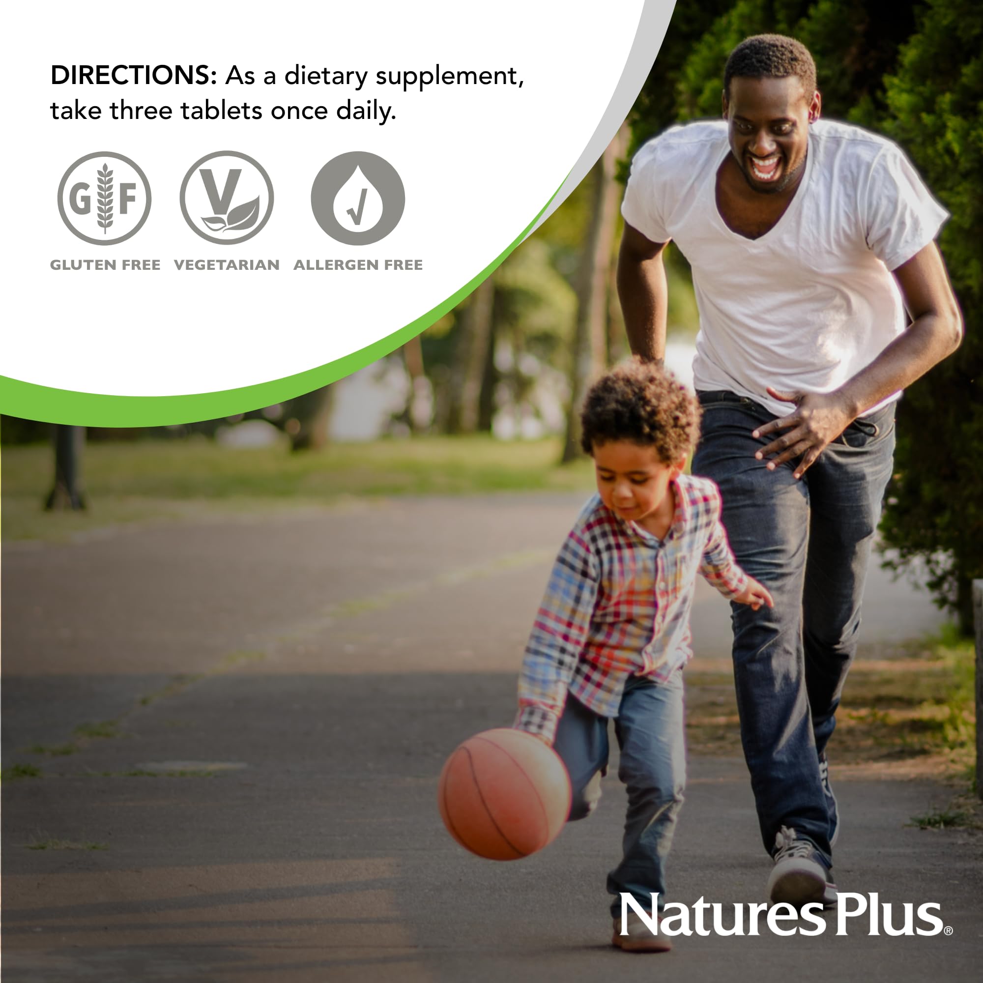 Graphic illustrating bone health and nutrients in the multivitamin
