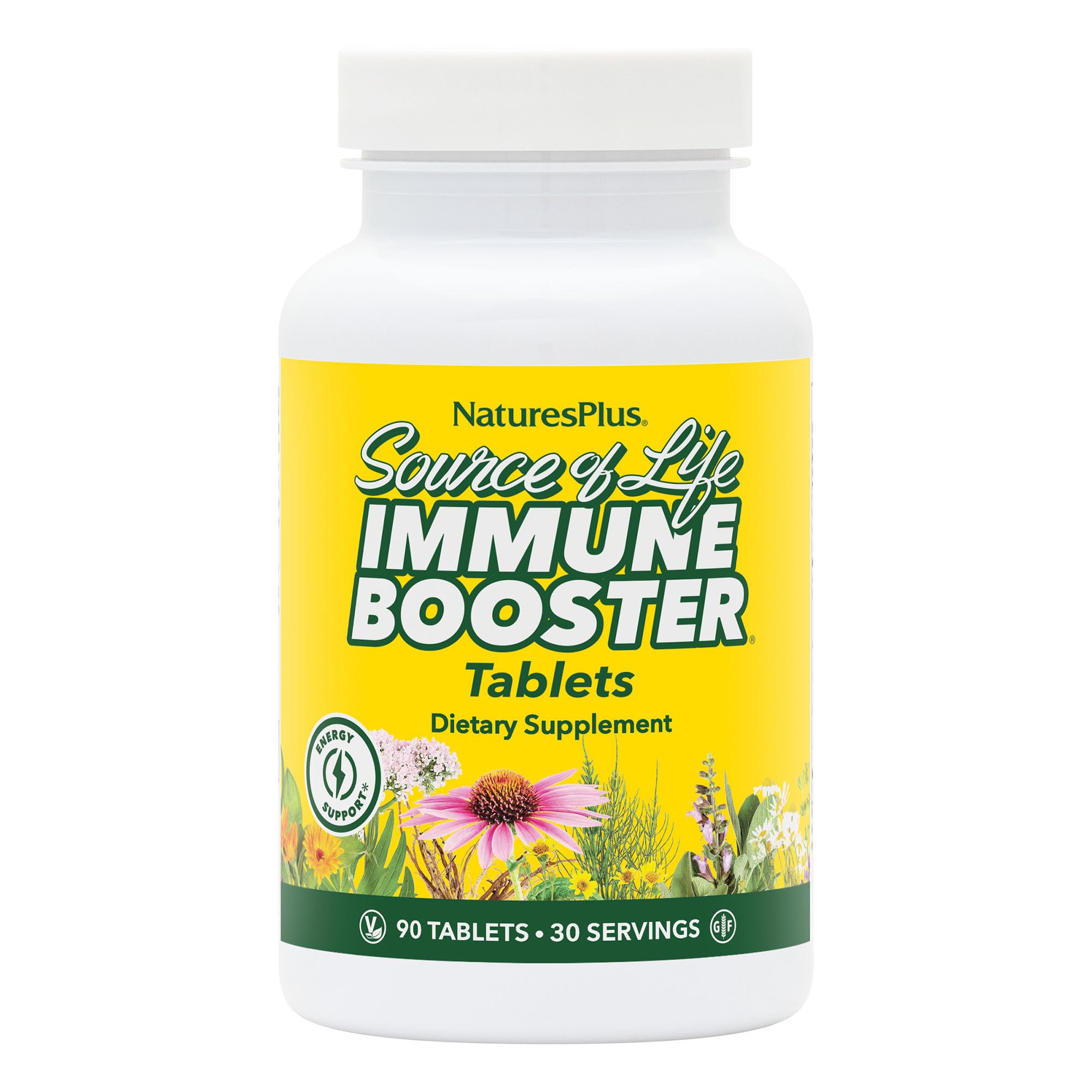 Nature's Plus Source of Life Immune Booster bottle front view