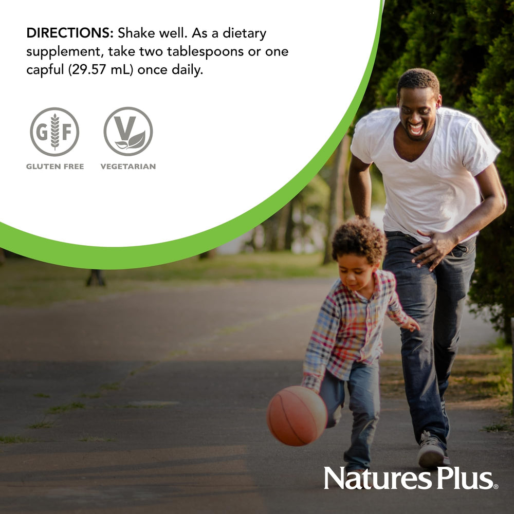 Comparison of old and new packaging designs for Source of Life Liquid