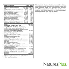 Gluten-free and hypoallergenic vegetarian multivitamin