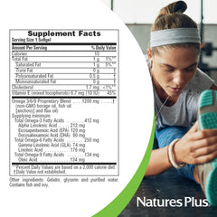 Gluten-free nutrition label on packaging