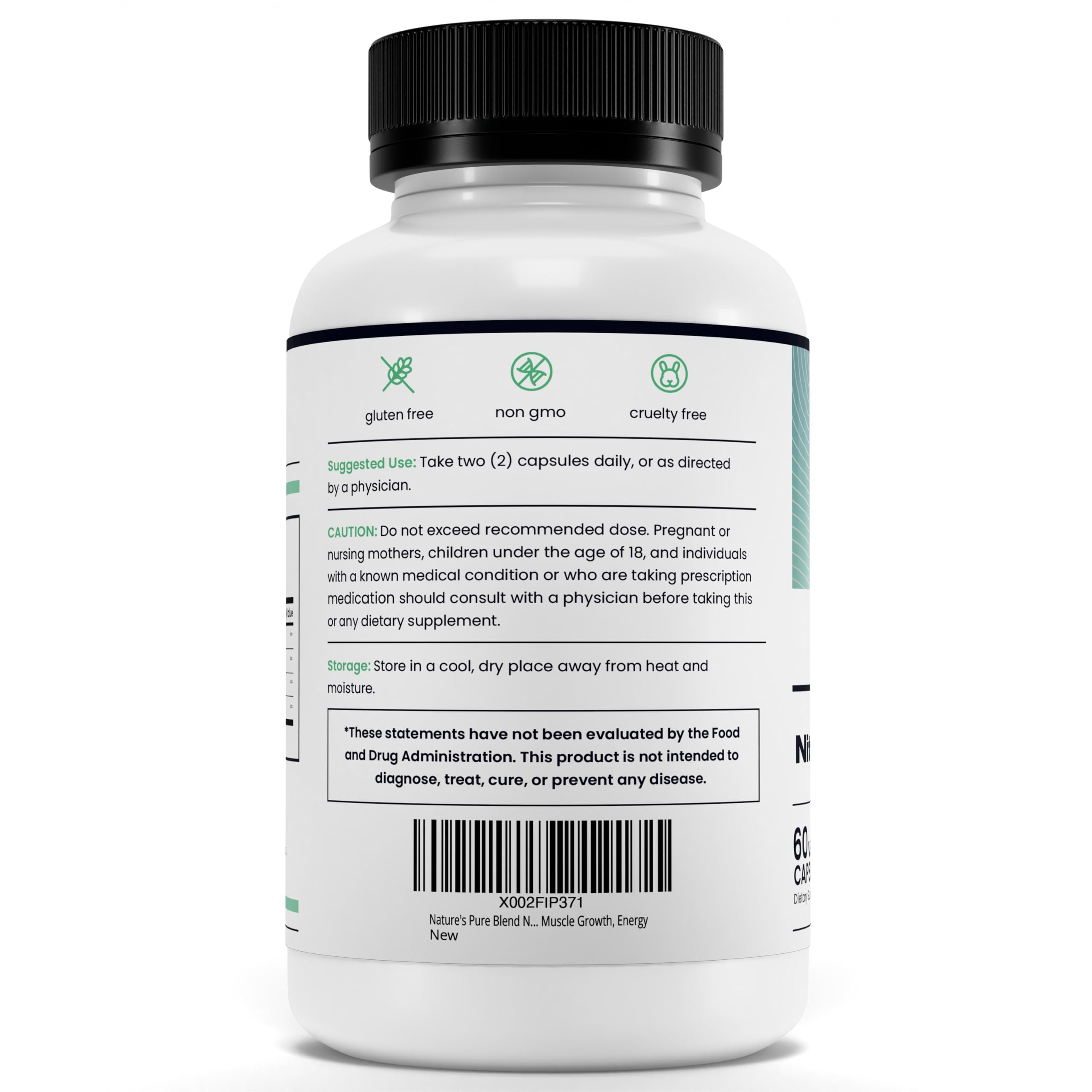 Athlete performing training with Nitric Oxide supplement for performance