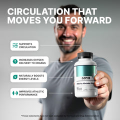 Capsules close-up of the Nitric Oxide supplement