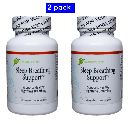 Nature's Rite Sleep Support 2-pack back view showing label