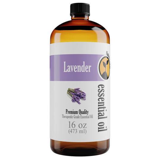 Natures-Star Lavender Essential Oil 16oz amber glass bottle