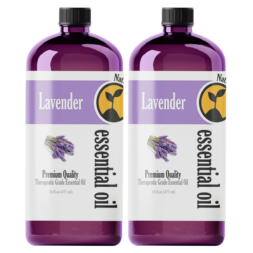 Natures-Star Lavender Essential Oil 2-Pack (16 oz) for diffuser and candle making