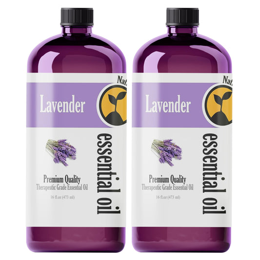 Natures-Star Lavender Essential Oil 2-Pack (16 oz) for diffuser and candle making