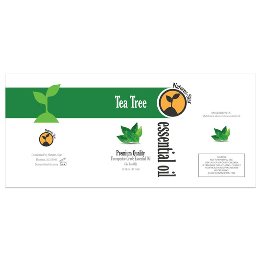 Bulk four-pack of Natures-Star Tea Tree Essential Oil (16 oz each)