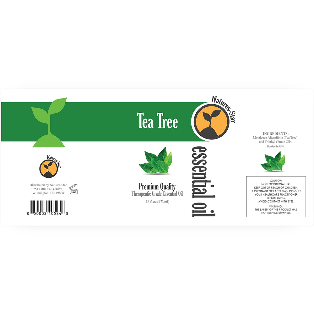 Diffuser with tea tree oil blend for aromatherapy