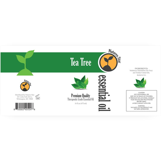 Diffuser with tea tree oil blend for aromatherapy