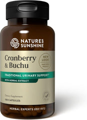 Nature's Sunshine Cranberry & Buchu Concentrate bottle label