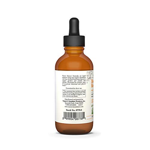 Close-up of Flower Remedy ingredients: Arnica, Star of Bethlehem, Rock Rose, Impatiens