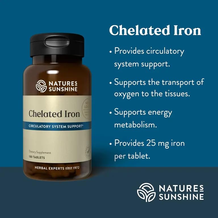 Close-up of Iron-Chelated 25mg tablets