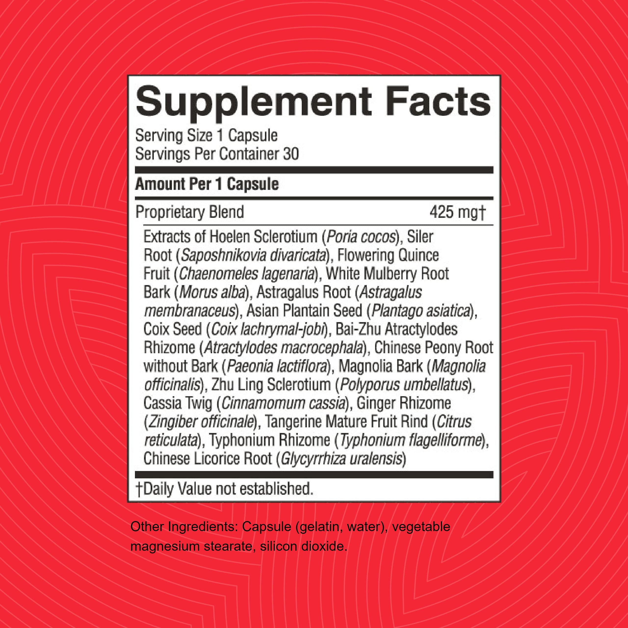 Herbal ingredients including Alisma in Kidney Activator