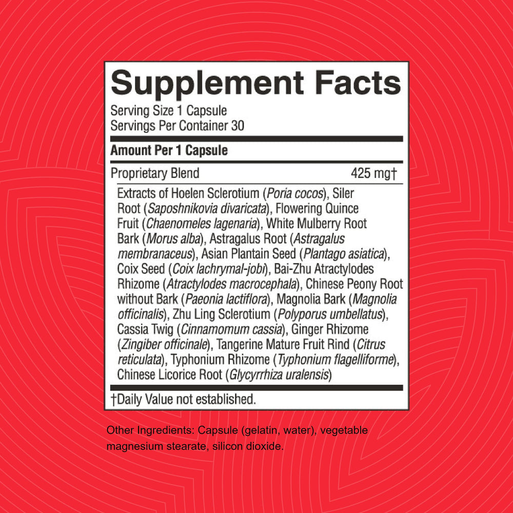 Herbal ingredients including Alisma in Kidney Activator