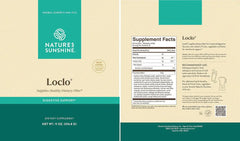 Nature's Sunshine Loclo packaging and label