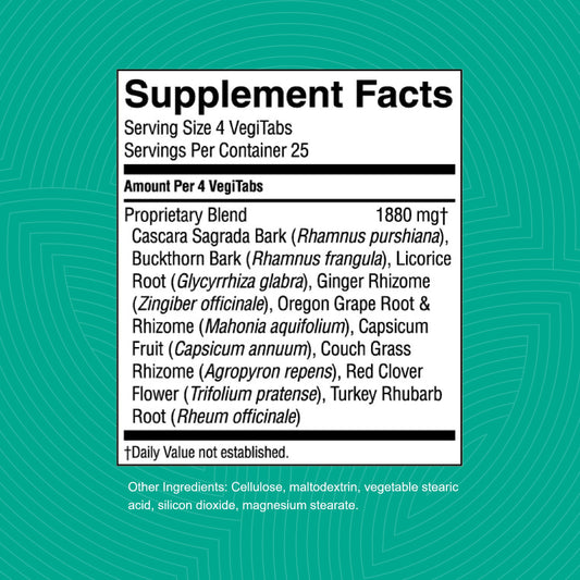 Capsules closeup of Nature's Sunshine Lower Bowel Stimulator showing easy-to-swallow form