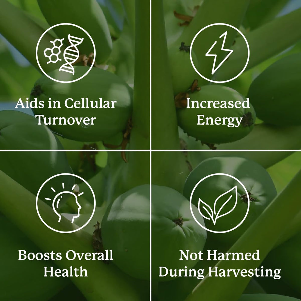 Extraction materials and process imagery emphasize natural origin and quality standards.