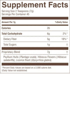 Psyllium Hulls Combination 11 Oz packaging and bottle