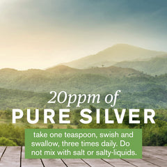 Nature's Sunshine Silver Shield Liquid Aqua Sol Technology delivers particles in pure water