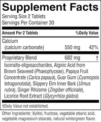 Nature's Sunshine Stomach Comfort alginic acid focus suggests acid-neutralizing benefits
