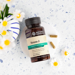 Image showing ingredients: passionflower, fennel, feverfew, hops, chamomile, marshmallow