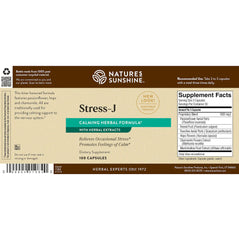 Made in USA facility for Stress-J 100 Capsules