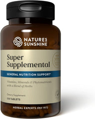 Nature's Sunshine Super Supplemental bottle and tablets (120 tabs)