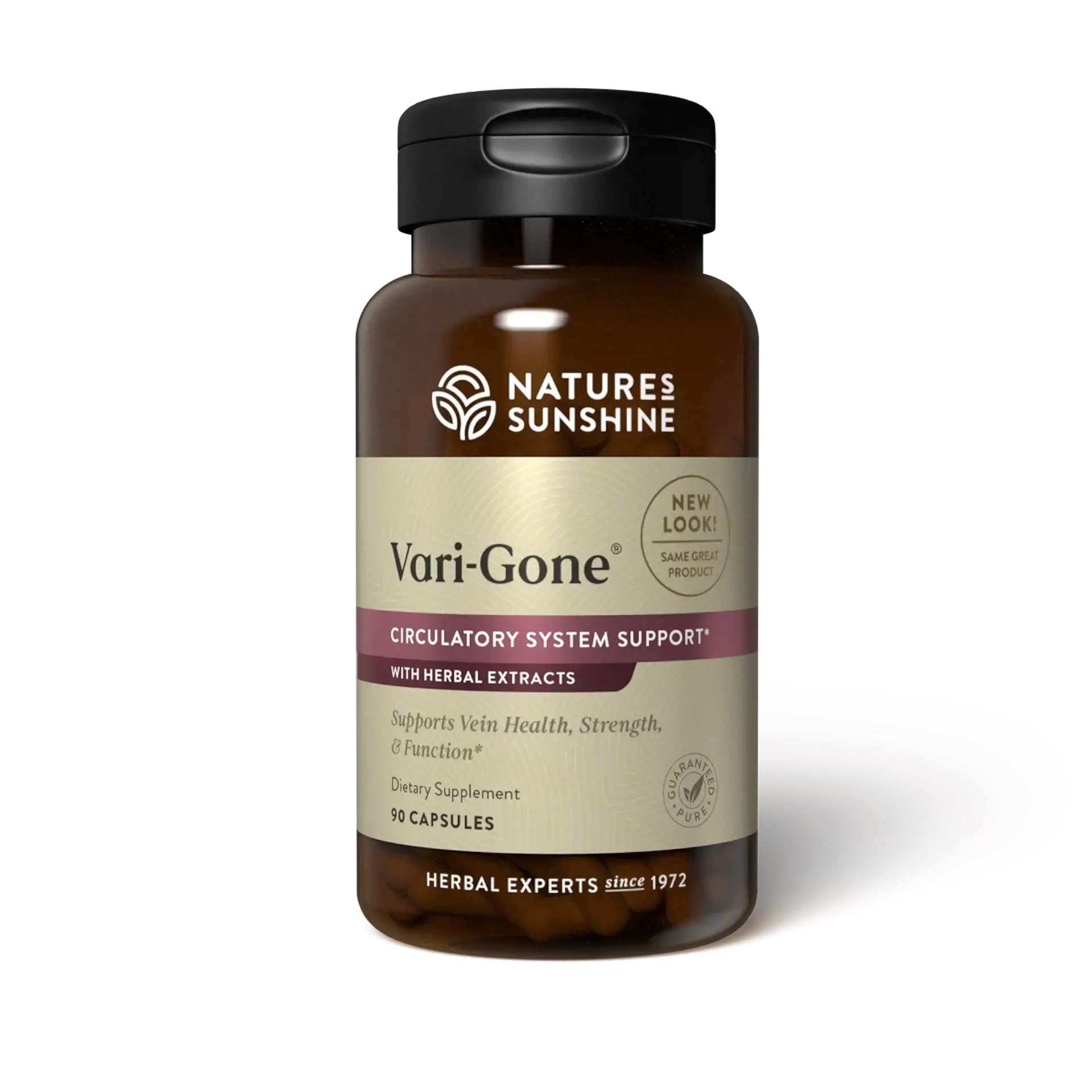 Nature's Sunshine Vari-Gone bottle with 90 capsules