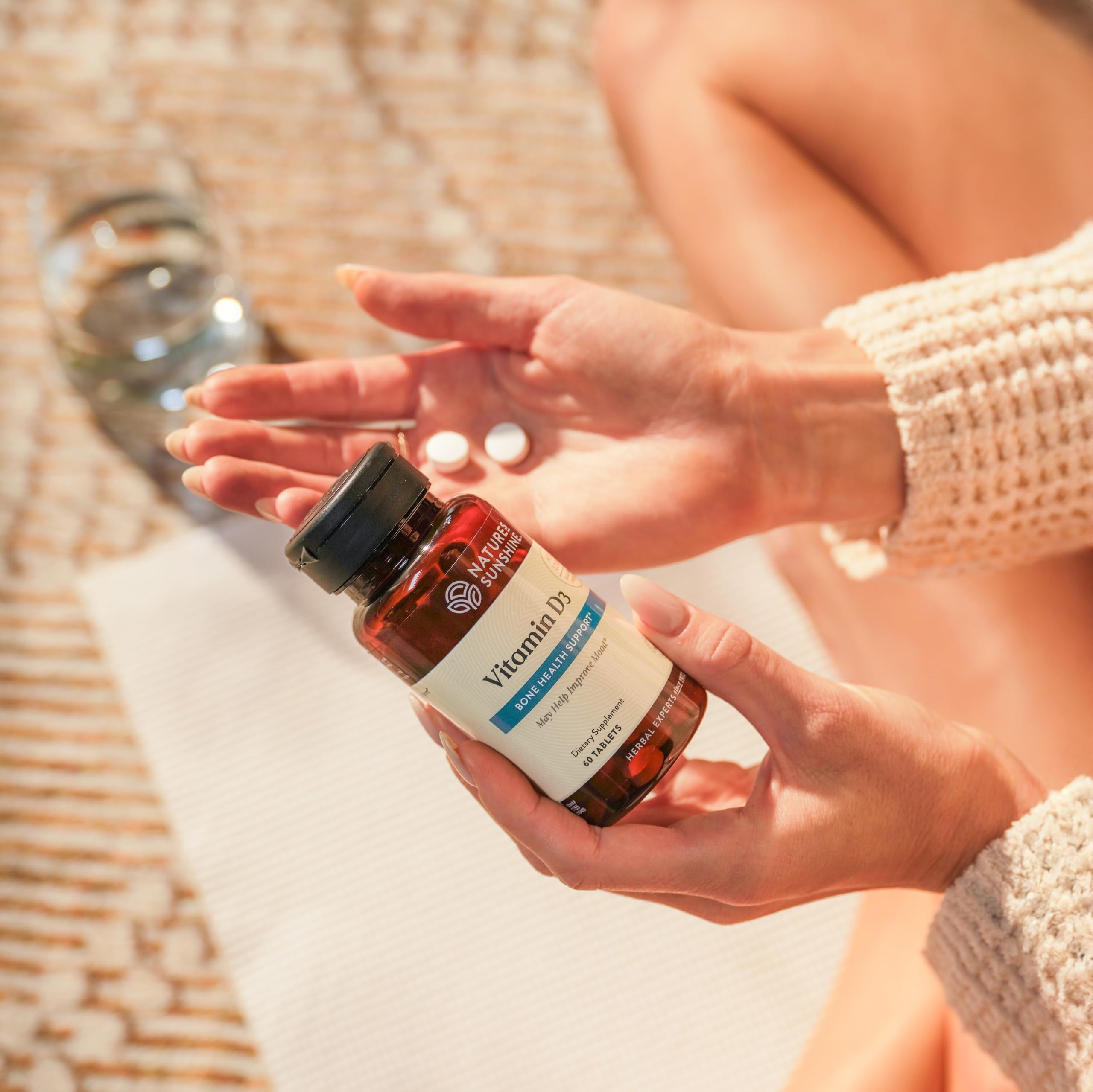 Concept image of Nature's Sunshine D3 suggesting mood and overall wellness