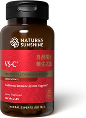 Nature's Sunshine VS-C TCM concentrate bottle shows herbal immune support for daily wellness