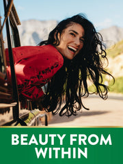 Side view of Nature's Truth Biotin 5000mcg bottle