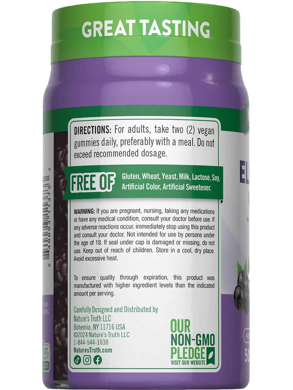 Vitamin C and Zinc supplement benefits highlighted for elderberry gummies