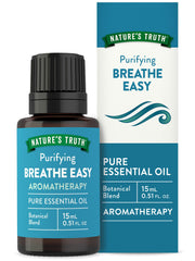 Nature's Truth Breathe Easy 15 mL essential oil blend bottle