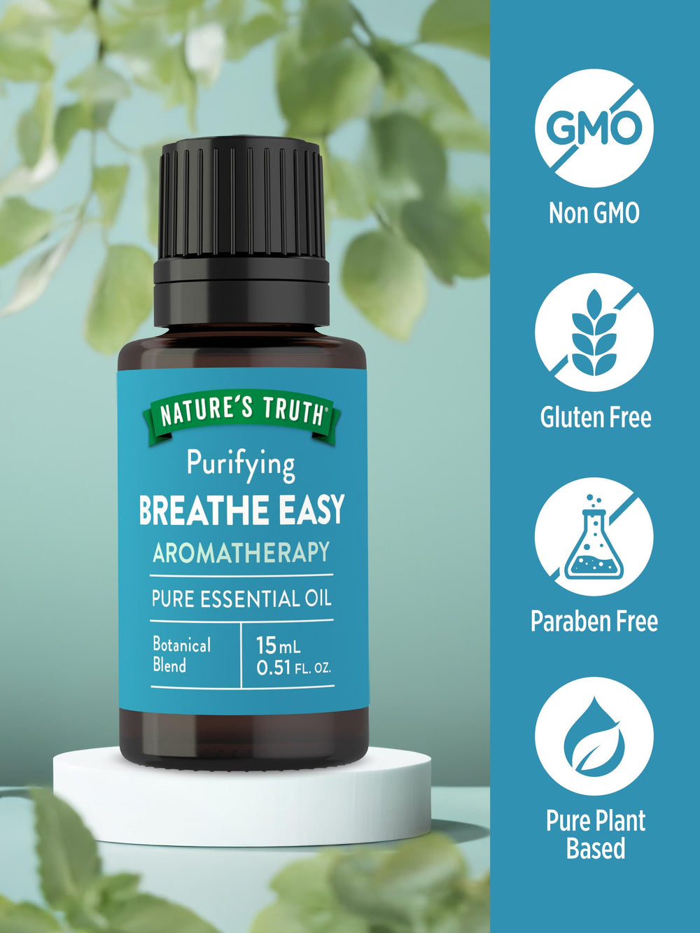 Peppermint oil component for Breathe Easy blend