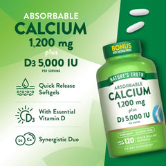 Concept image showing bone and teeth health benefits of calcium and vitamin D3