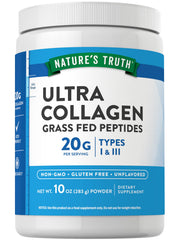 Nature's Truth Collagen Peptides Powder Unflavored packaging front