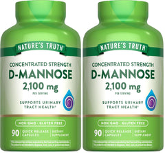 Nature's Truth D-Mannose Capsules bottle front