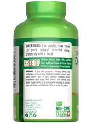 Lifestyle scene with Nature's Truth D-Mannose Capsules on a desk