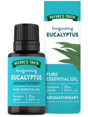 Nature's Truth Eucalyptus Essential Oil 15 mL bottle on white background