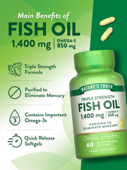 Mercury-free purification claim on softgel packaging