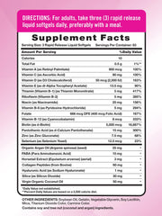 Bottle label for Nature's Truth Hair Skin & Nails