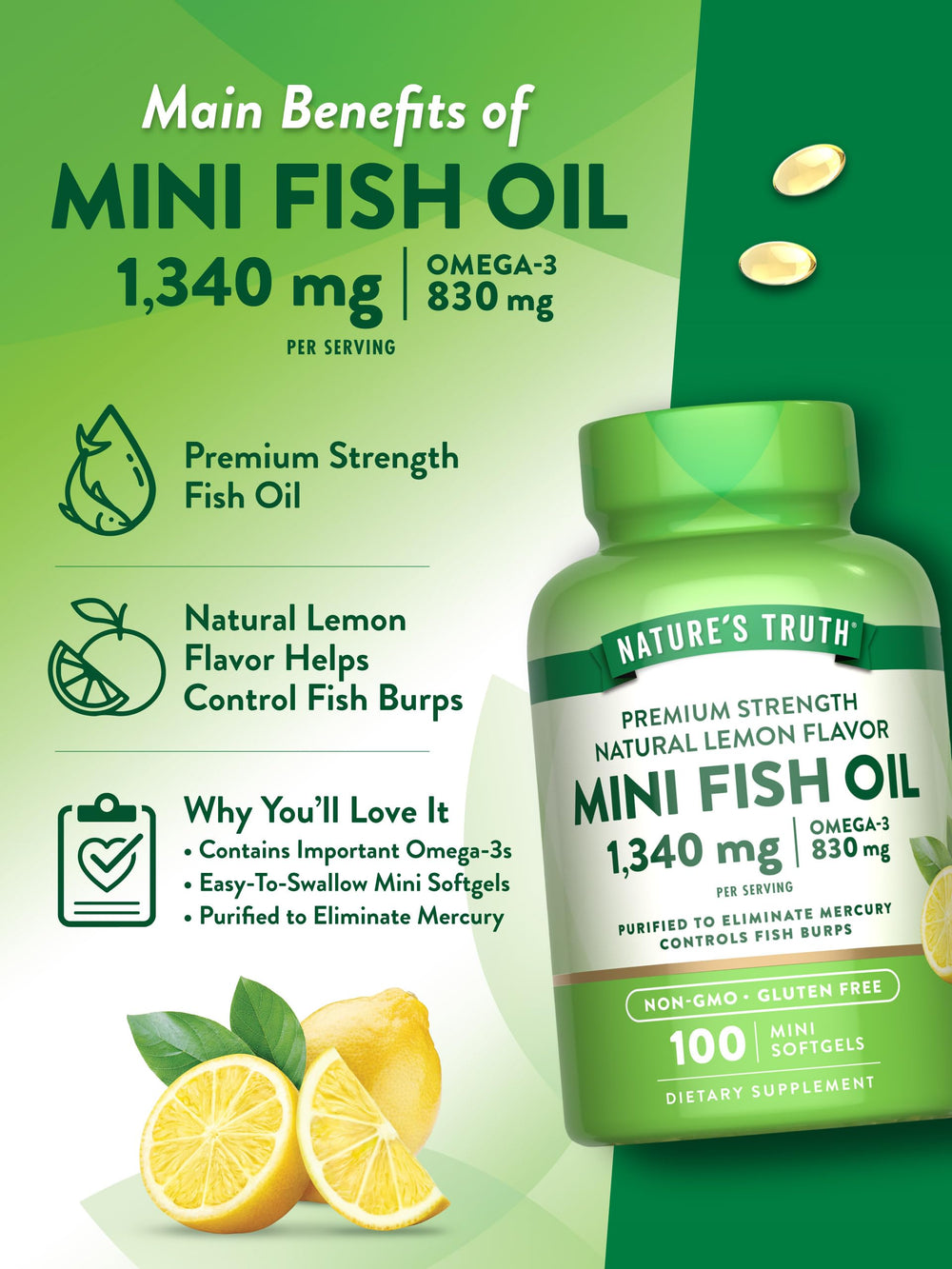 Packaging highlights Non-GMO and gluten-free ingredients