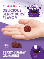 Nutrition facts panel for Nature's Truth Kids Elderberry Gummies