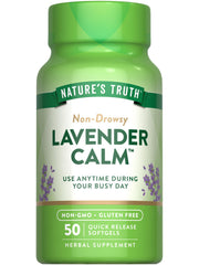 Nature's Truth Lavender Calm Softgels bottle - 50 count