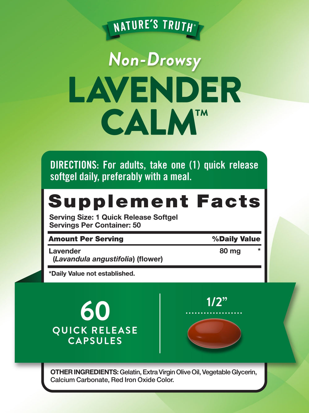 Packaging and label highlighting non-GMO and gluten-free